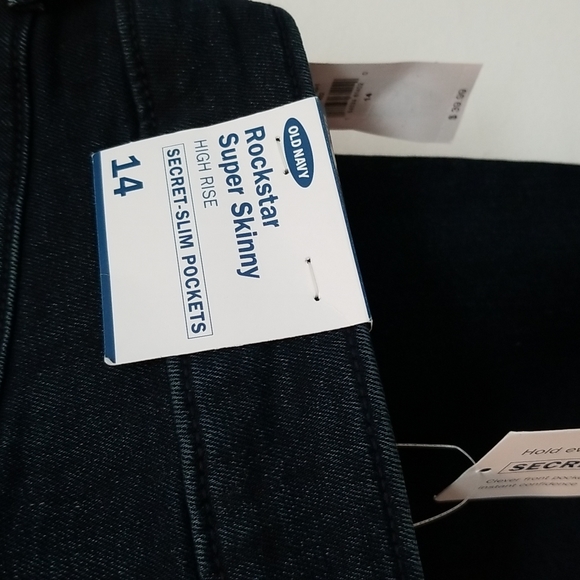 OLD NAVY ROCKSTAR SUPER SKINNY HIGH RISE JEANS - Picture 3 of 6